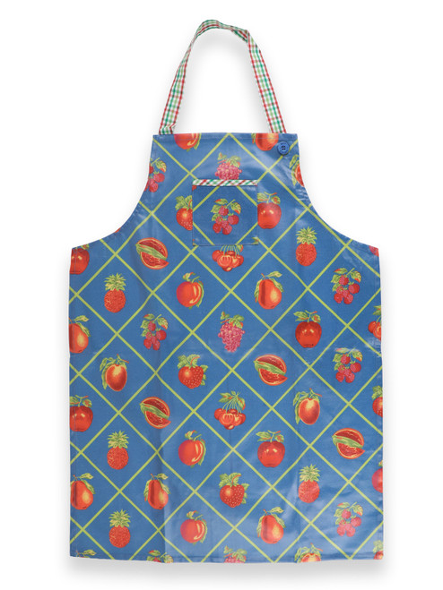 Delicious Oilcloth Kids Apron - Blue