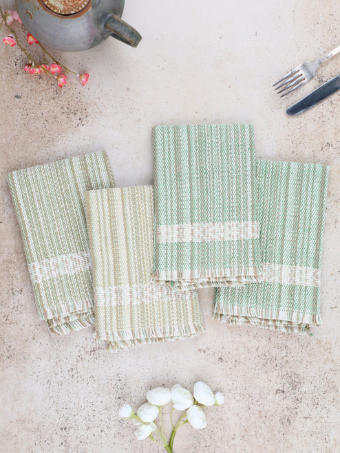 Homespun Napkin Set of 4 - Sage
