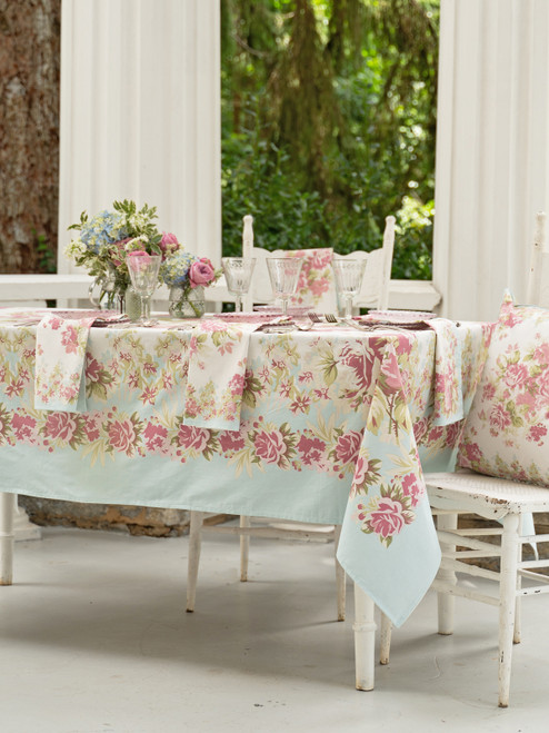 Claudette Tablecloth - Ivory