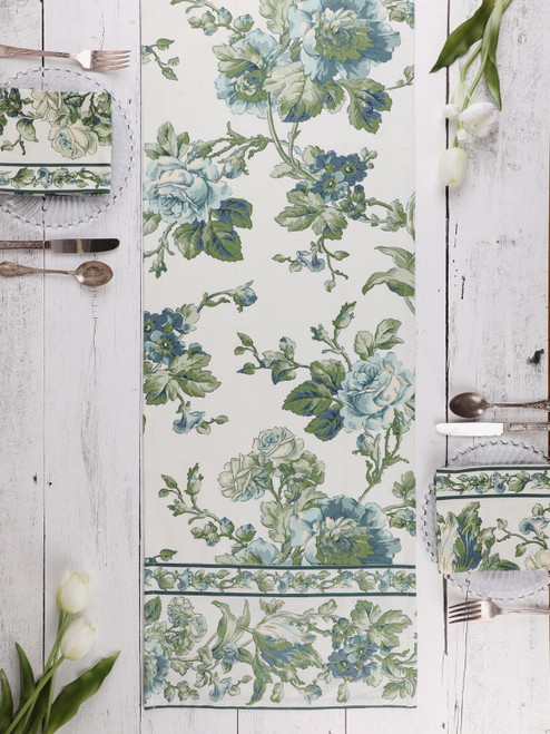 Garden Serenade Runner - Soft White