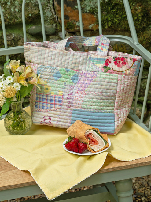 Scrapbook Patchwork Lunch Bag - Pastel
