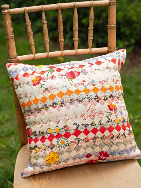 Kaleidoscope Patchwork Cushion Cover - Multi