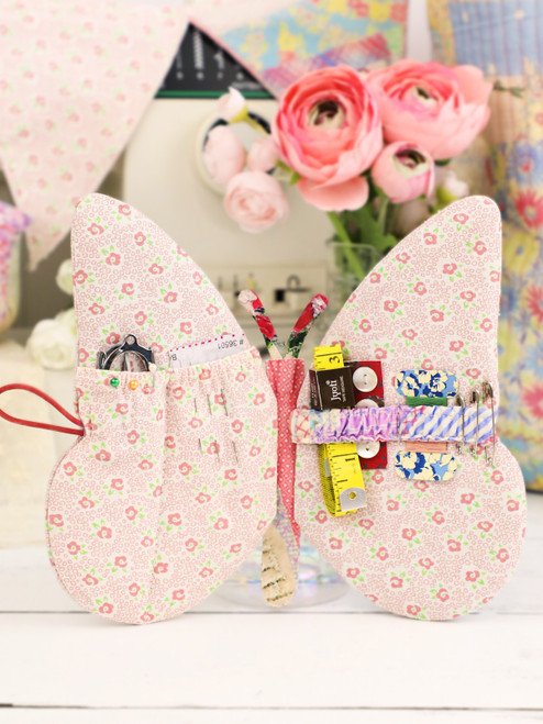 Scrapbook Patchwork Butterfly Sewing Kit - Pastel