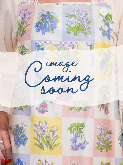 Wildflower Mix Oilcloth Kids Apron - Pastel
