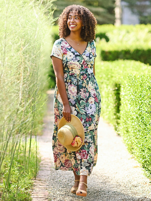 Brazilian Forest Hostess Dress - Black Multi