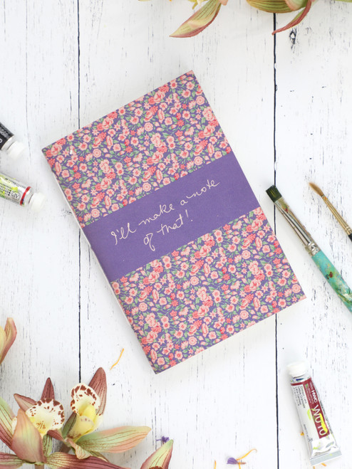 Darjeeling Small Notebook - Periwinkle