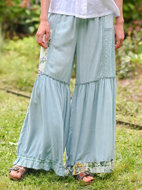 Michelle Festival Pant - Aqua
