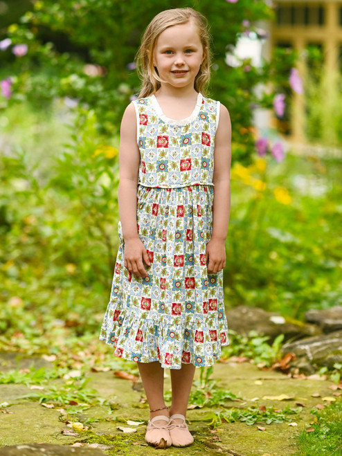 Galleria Porto Kids Dress - White