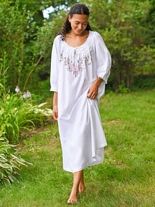 Flowerchild Nighty - White