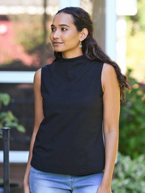 Mod Layering T-Shirt - Black