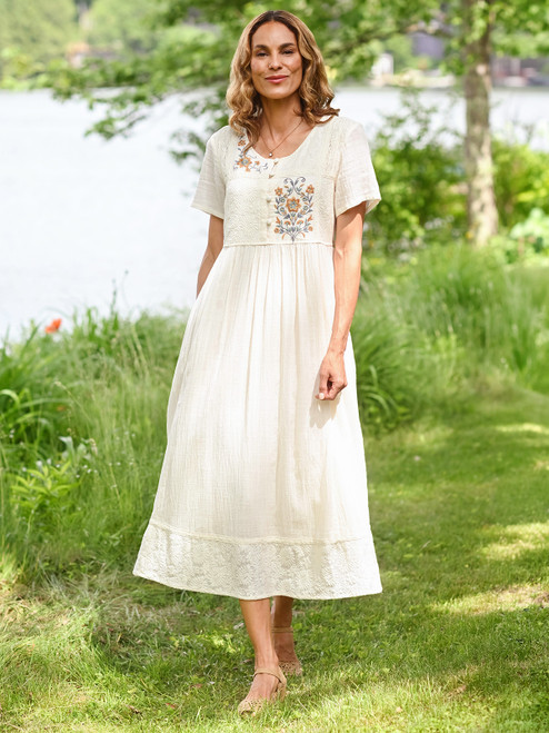 Love Note Dress - Ecru