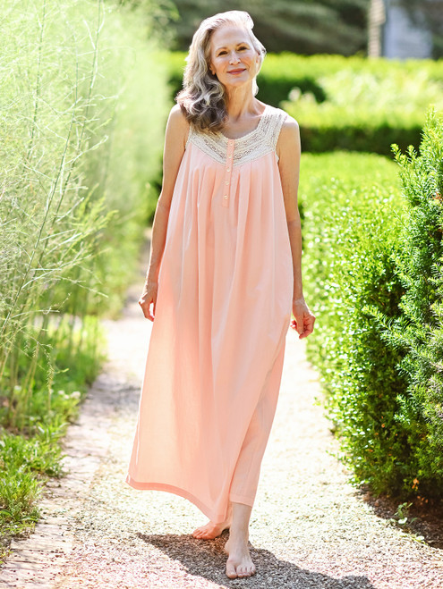 Sunrise Nighty - Peach Pink