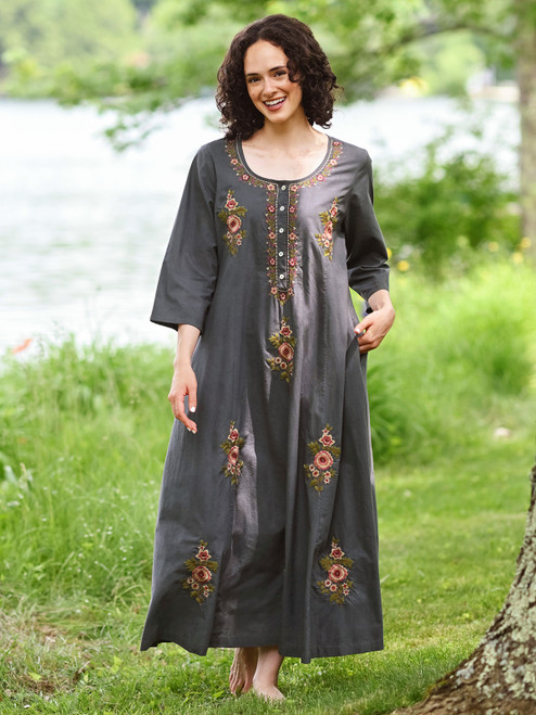 Retreat Caftan - Grey