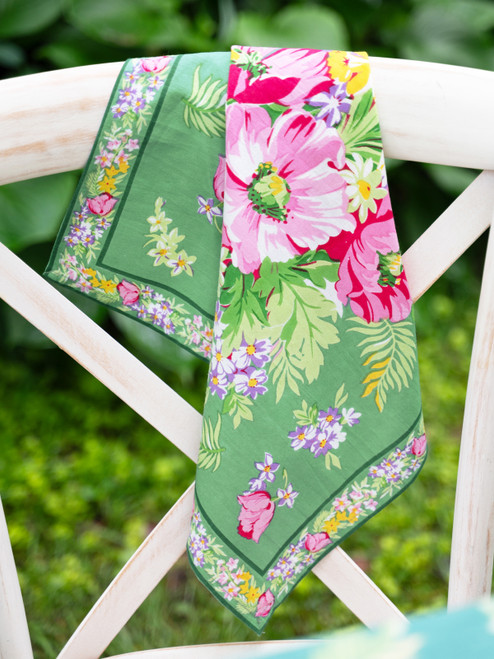 Charming Napkin Set of 4 - Jade Green