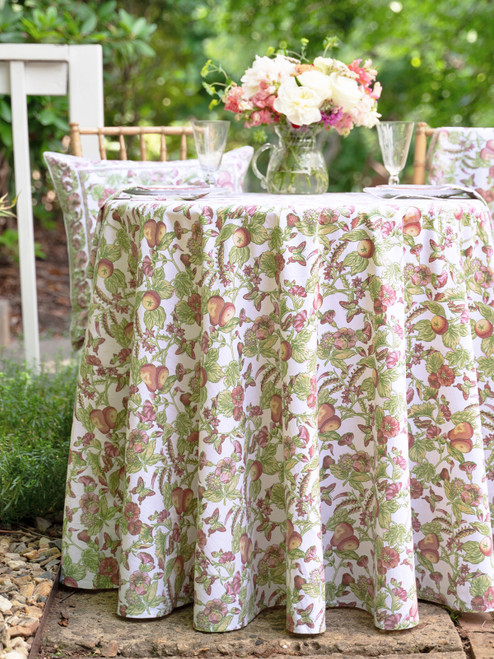 Savannah Round Cloth - Ivory