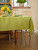 Melody Jacquard Tablecloth - Green