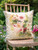 Peony Hummingbird Watercolor Cushion Cover - Multi