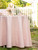Lark Cotton Jacquard Round Cloth - Blush - Blush