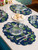 Chickadee Quilted Placemat Set of 4 - Navy