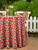 Melody Flower Round Cloth - Red
