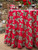 Holly Round Cloth - Red
