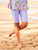 Solid Long Swim Shorts - Periwinkle