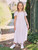 Lace Wonder Kids Dress - White