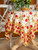 Apple Tablecloth - Ecru