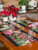 Christmas Cottage Placemat Set of 4 - Navy