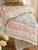 Peach Grove Block Print Throw - Peach