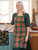 Jolly Plaid Chef Apron - Green