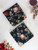Winter Rose Tea Towel Set of 2 - Black