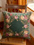 Winter Rose Cushion Cover - Forest Green