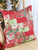 Merry Patchwork Cushion Cover - Red