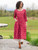 Potpourri Rose Dress - Red