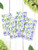 Blueberries Luncheon Napkin Set of 4 - Soft White