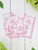Felicity Bunny Luncheon Napkin Set of 4 - Pink