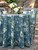 Garden Serenade Round Cloth - Aegean Blue