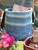 Lapis Jute Basket - Blue