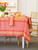 Pomegranate Plaid Tablecloth - Pink