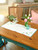 Songbird Embroidered Table Scarf - White