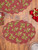 Winterberry Quilted Placemat Set of 4 - Red