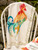 Rooster Watercolor Tea Towel - Multi