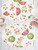 Sweet Watermelon Quilted Placemat Set of 4 - Soft White