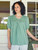 Copenhagen Blouse - Aqua