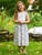 Chirping Kettle Kids Dress - Blue White