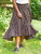 Prairie Paisley Skirt - Black