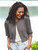 Poet Crochet Sweater - Charcoal
