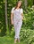 Dancing Flower Denim Overall - Denim