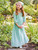 Vivienne Kids Dress - Aqua